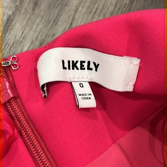 LIKELY Calero Pink Cocktail Dress Size 0 - Picture 10 of 14